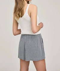 Gentle Fawn - Quinn Tie Front Gingham Shorts