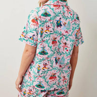 Printfresh Short Sleep Set in nutcracker dreams - women's sleepwear - alternate view
