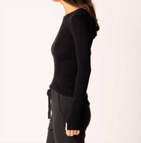 Margaret O'Leary - Shirttail Waffle Crew Tee