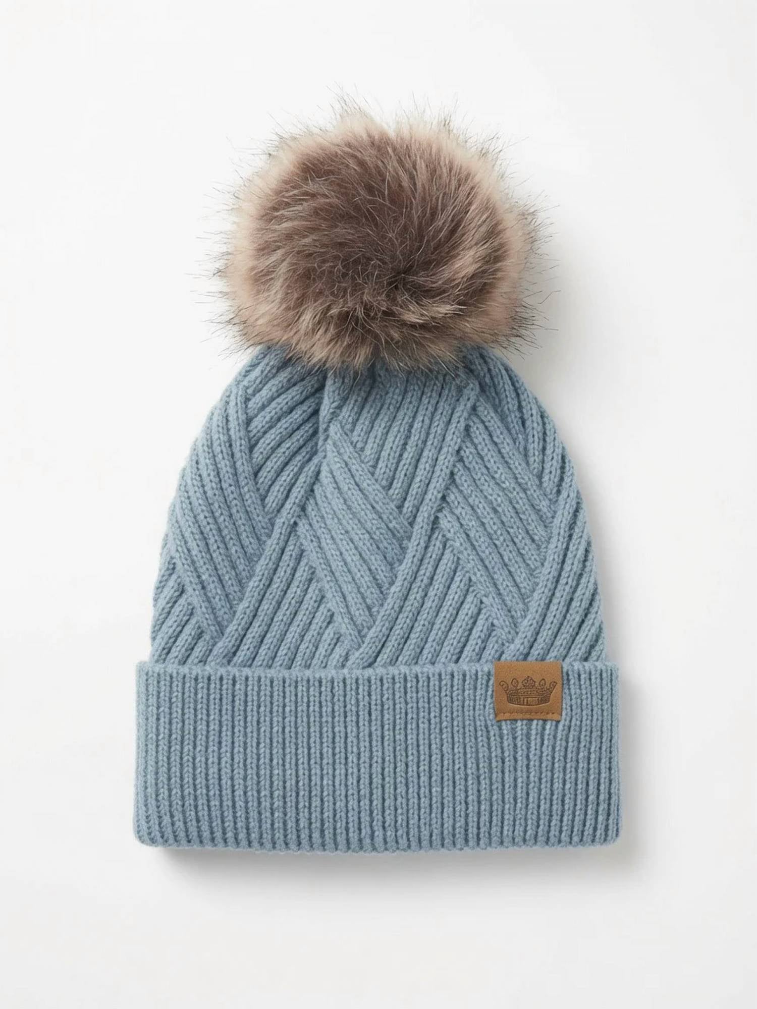 Panache - Women's Cable Knit Pom Hat
