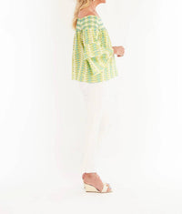 Ck Bradley - Santorini Off-the-shoulder Top