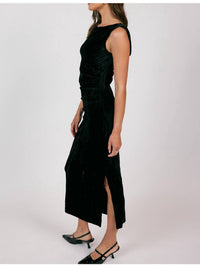 Sage The Label - Masterpiece Cowl Neck Velvet Midi Dress