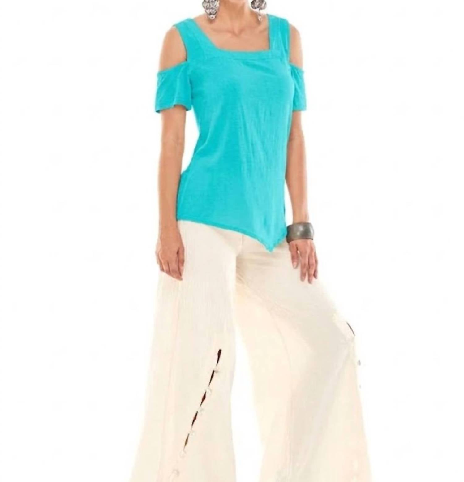 Oh My Gauze! Dana Cotton Top in reef - women's blouse