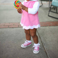 The Proper Peony - Girl's Hazel Corduroy Jumper Dress