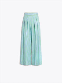 Vilagallo - Striped Pleated Trouser
