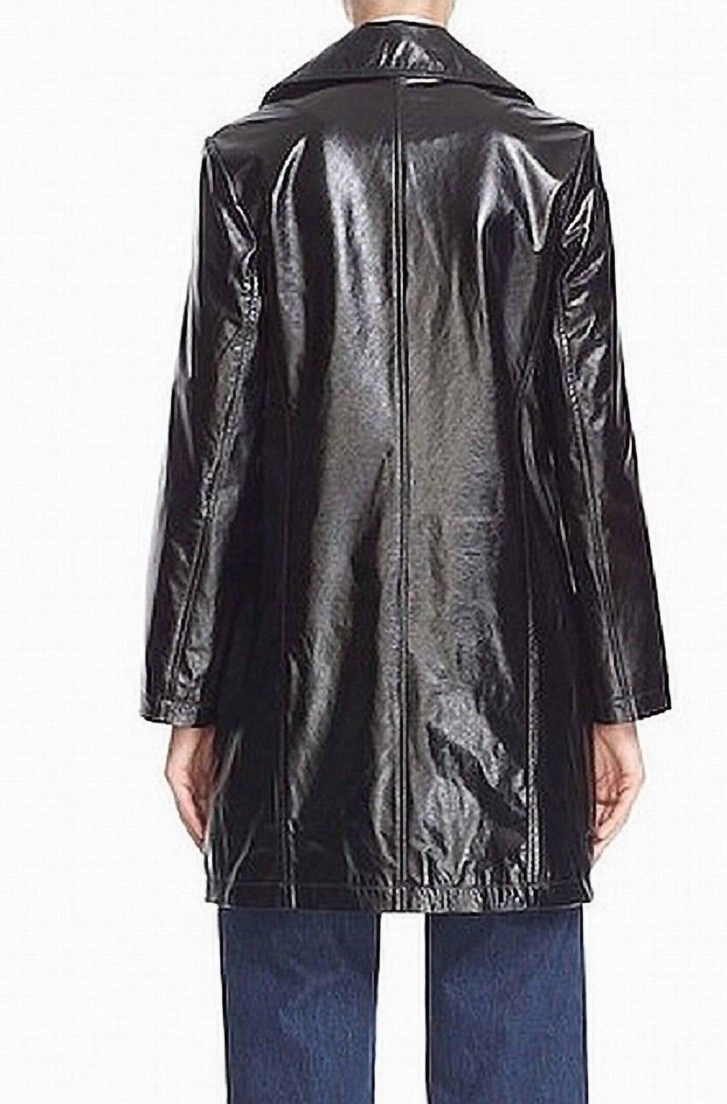 Simon Miller - Bowa Double Breasted Glossy Leather Jacket