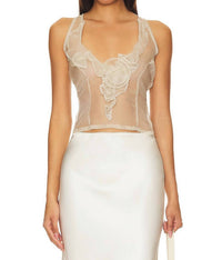 Honey Belle - Anna Organza Top