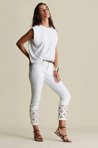 Joseph Ribkoff - Isla Sparkle Capri Jeans