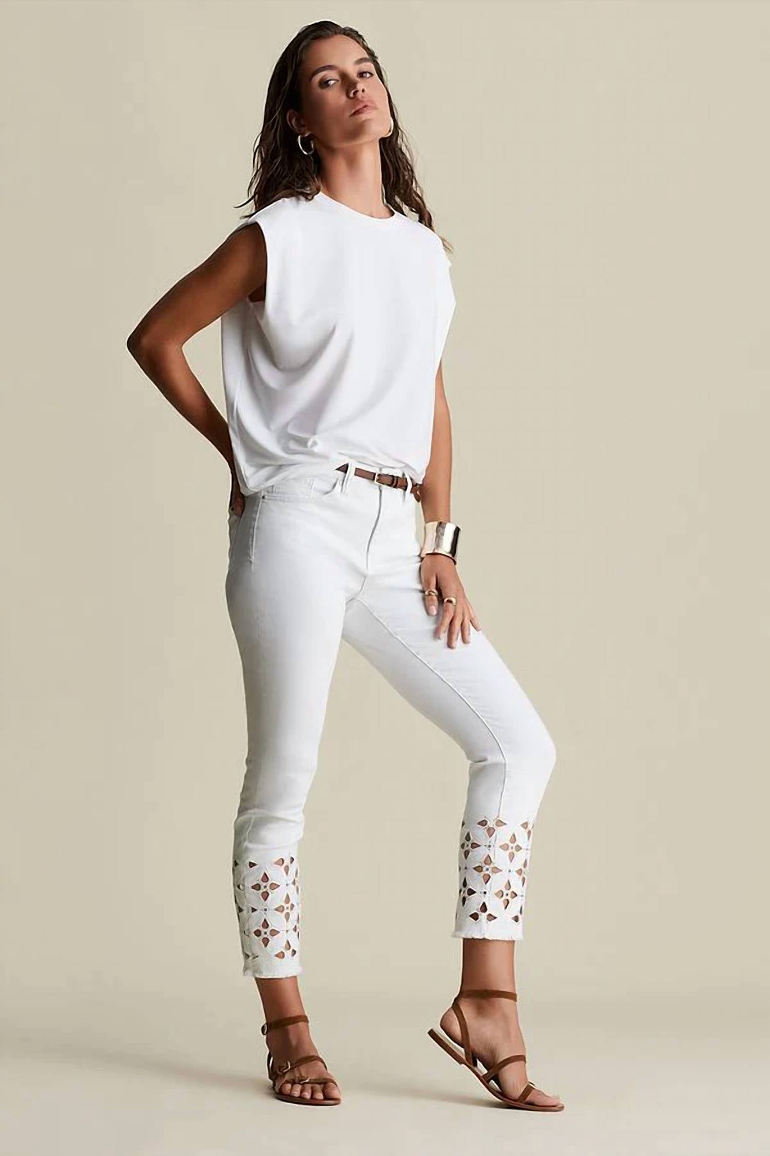 Joseph Ribkoff - Isla Sparkle Capri Jeans