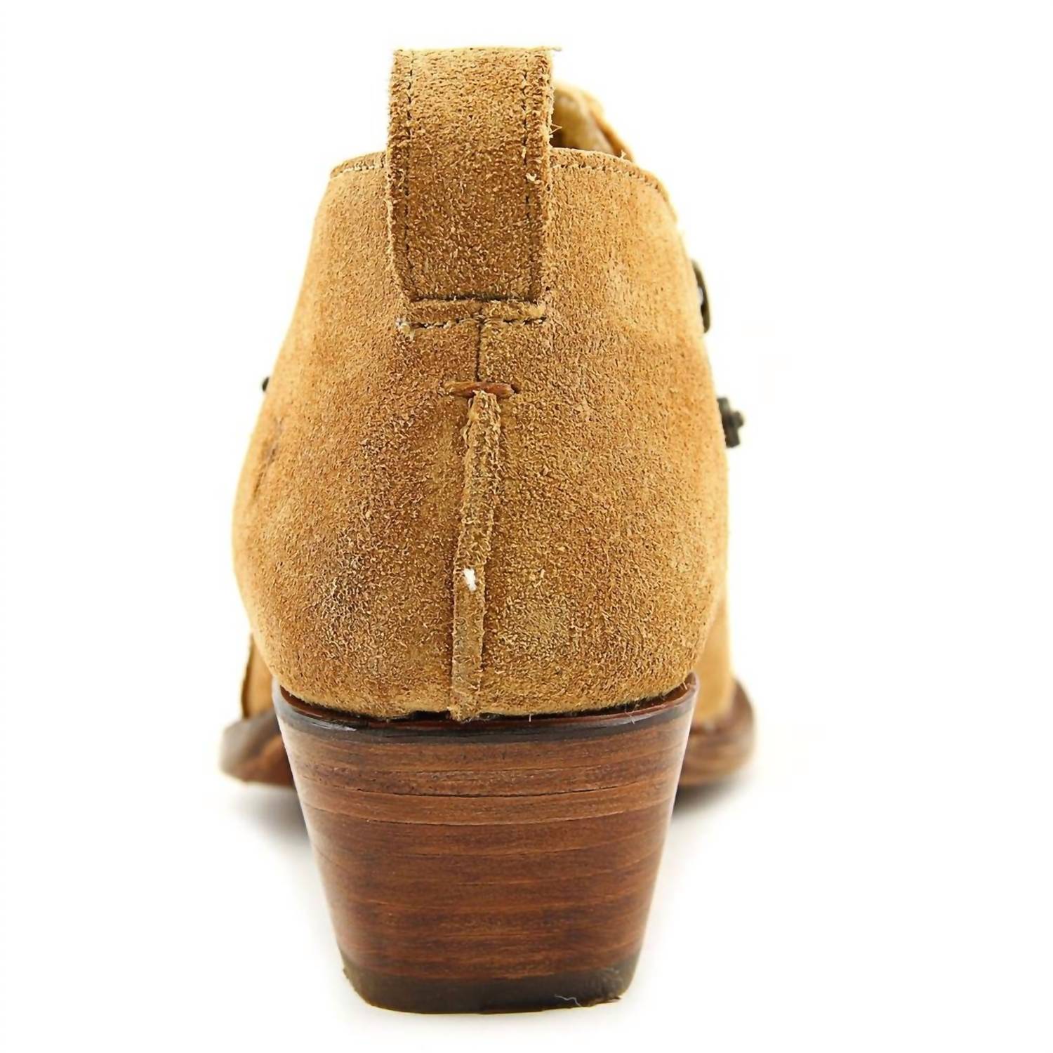 Frye Women's Sacha Moto Shortie Boots in sand - women's shoe - alternate view