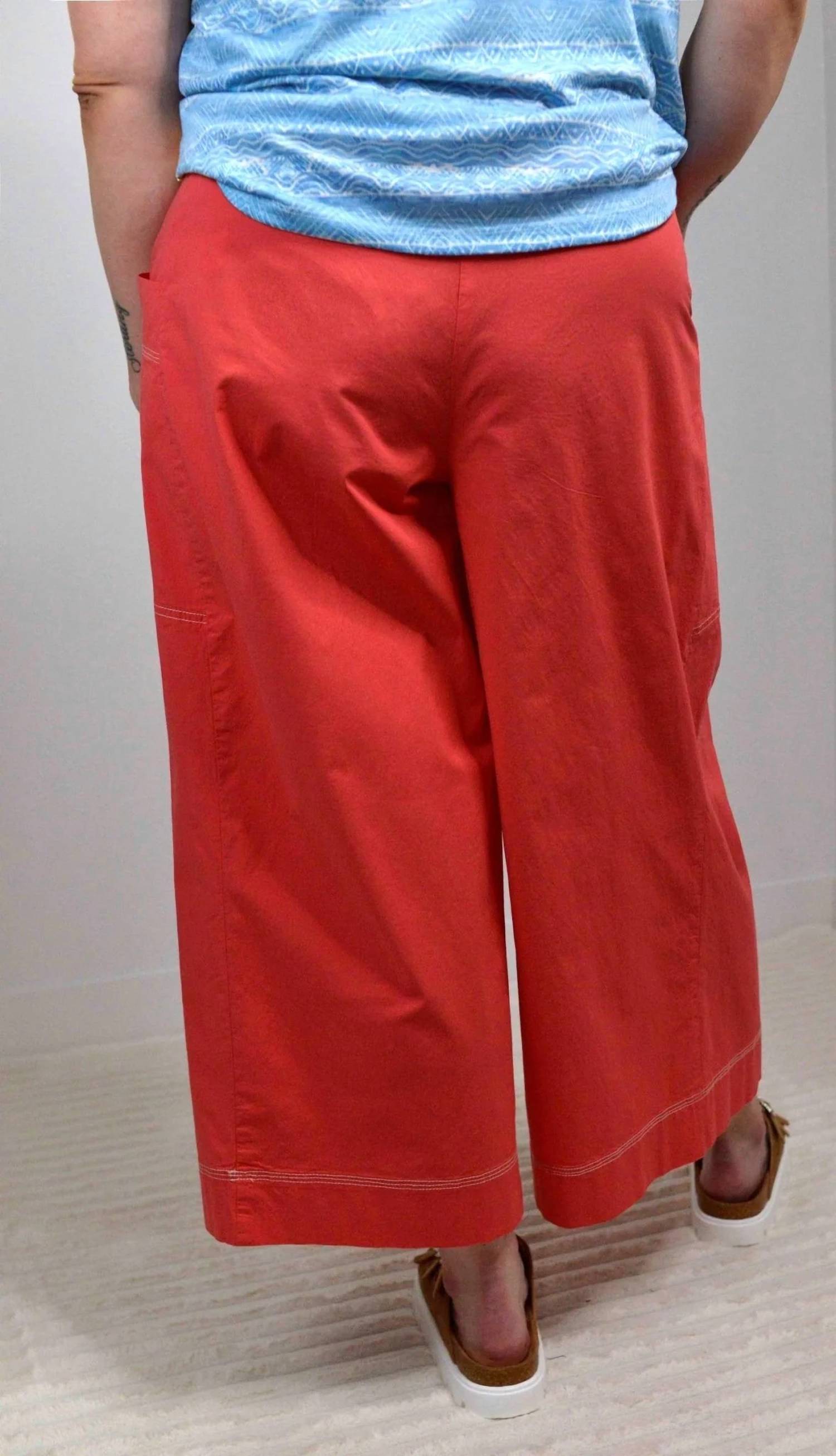 Democracy - Cropped Wide Leg Glider Pants