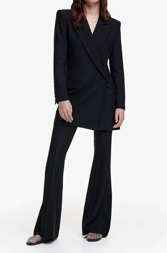 Smythe - Asymmetrical Button Closure Blazer Dress