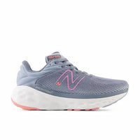 New Balance Women's Fresh Foam X 840v1 Shoes in arctic grey raspberry 1 - women's sneaker