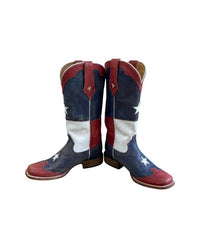 ROPER Women's Square Toe Boots in stars stripes - women's shoe