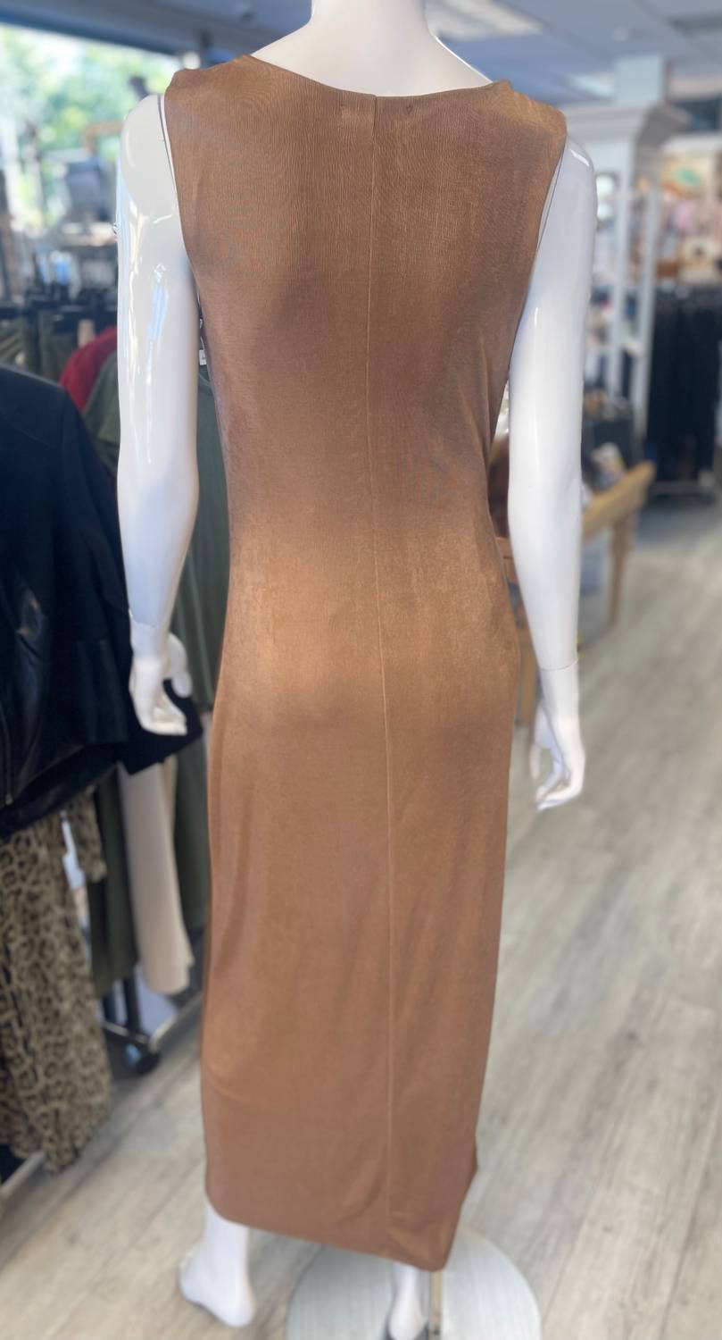 Kld. Signature - Women's Cowl Neck Midi Dress