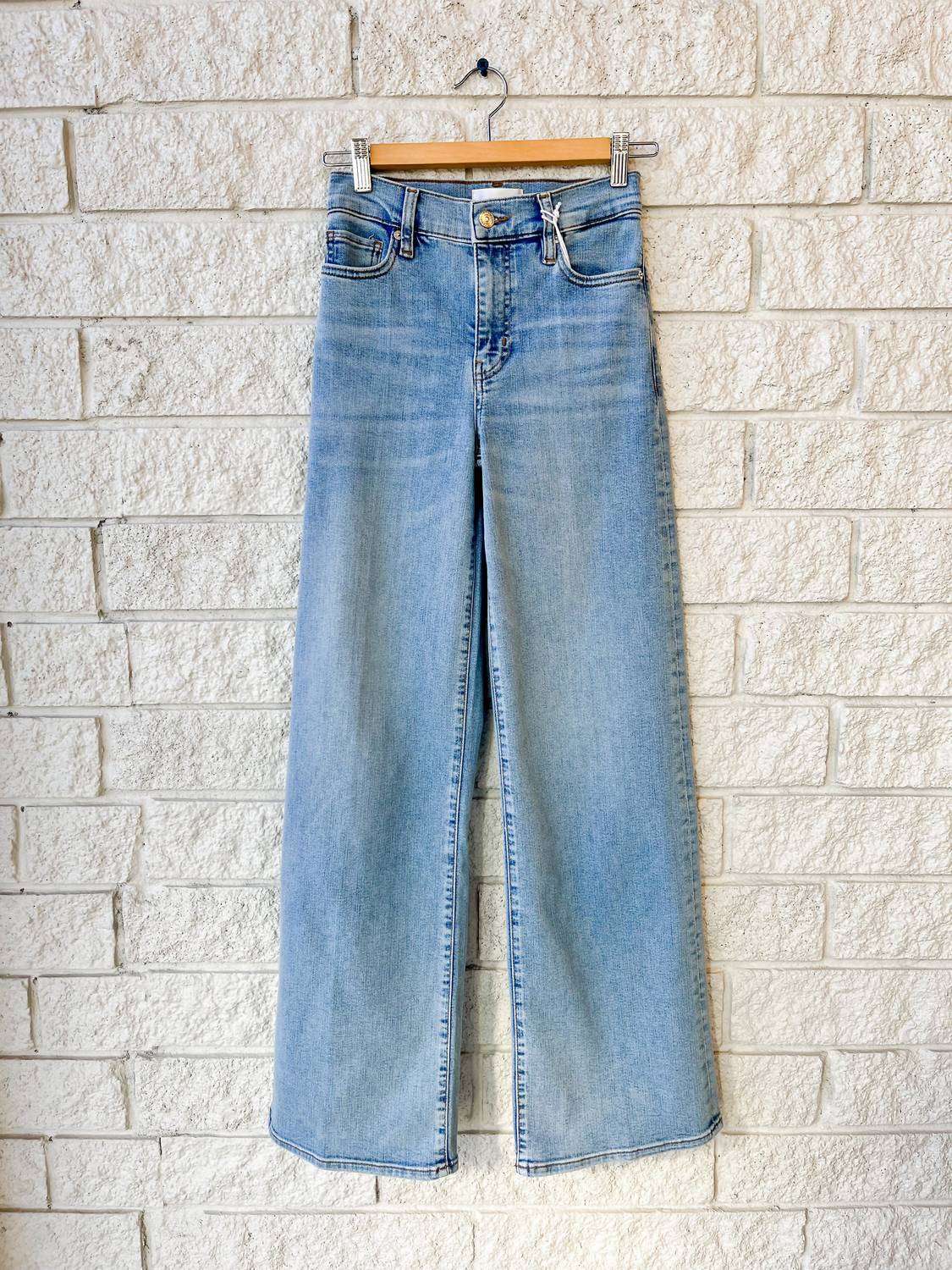 Frame - Le Slim Palazzo High Rise Jeans