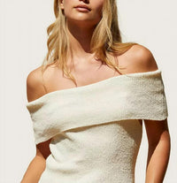 Crescent - Nyla Off Sweater Shoulder Top
