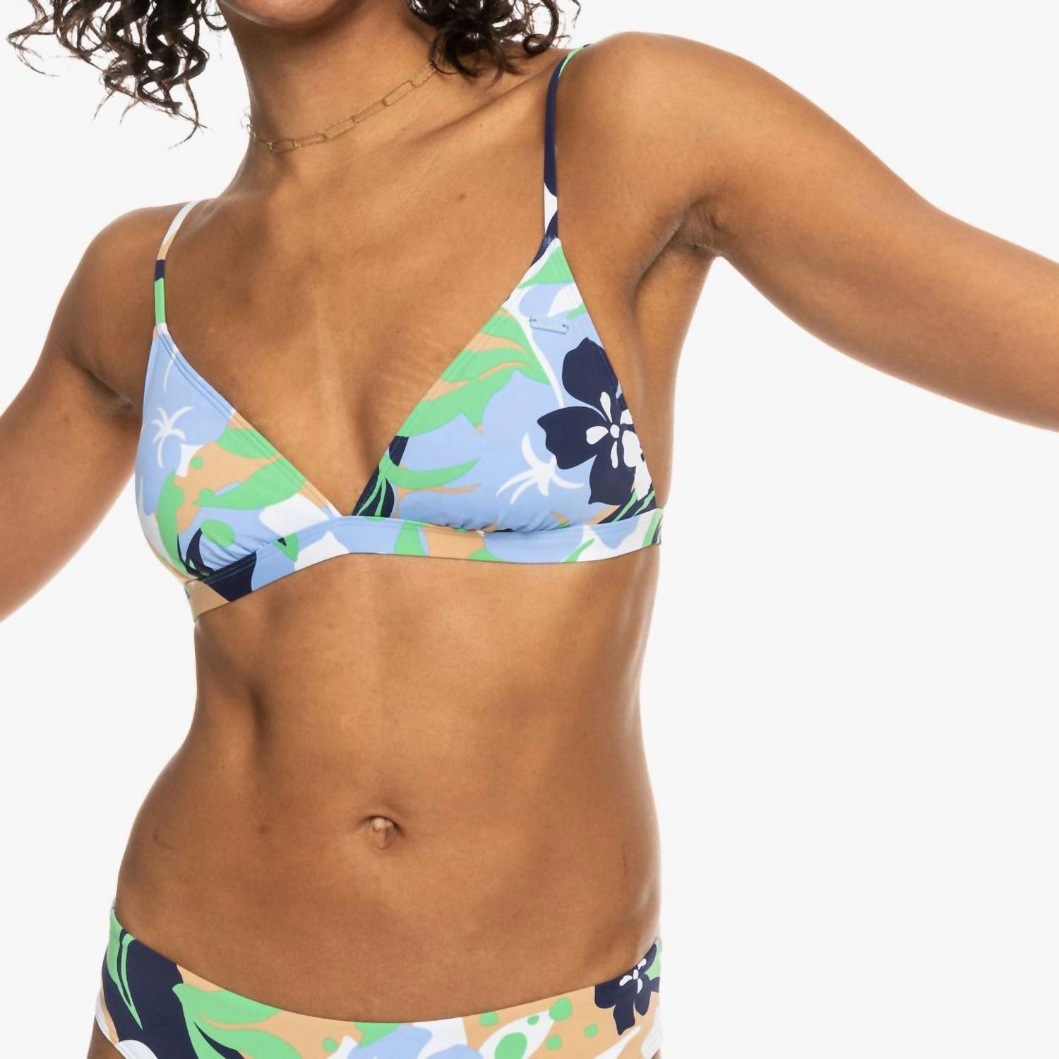 Roxy - Printed Beach Classics Fixed Triangle Bikini Top