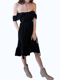 Adora - Ruffle Sleeve Dress