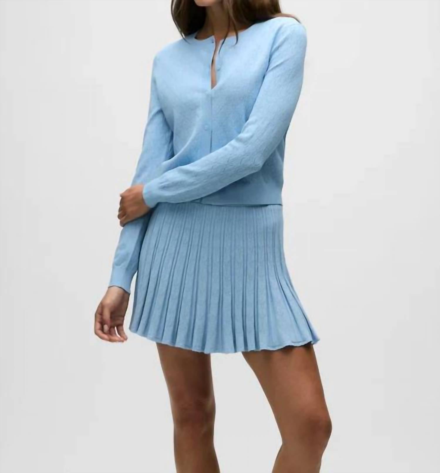 Greyson Clothiers - Pointelle Crewneck Cardigan