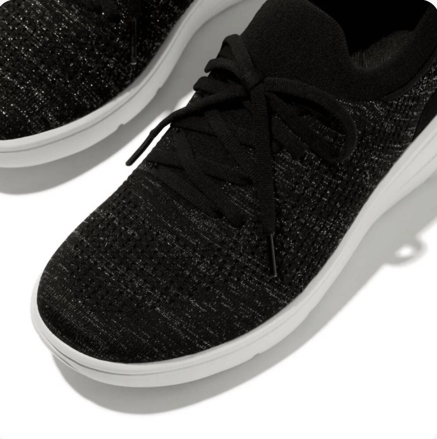Fitflop - Women's Super-q Knit Slip-on Laced Sneakers