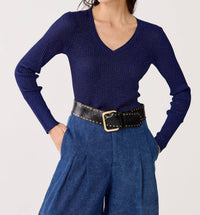 Lanhtropy - St. Moritz Lurex Knitted Top
