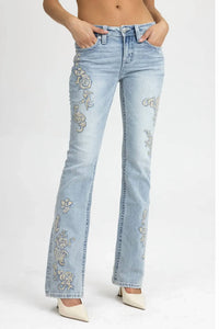 Miss Me - Mid Rise Bootcut Jeans