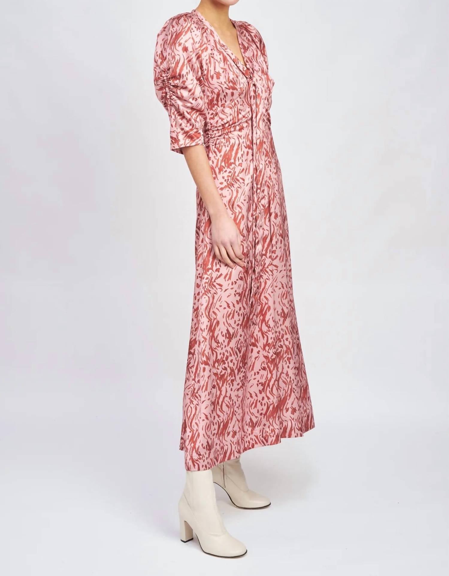 En Saison - Amelia Printed Midi Dress