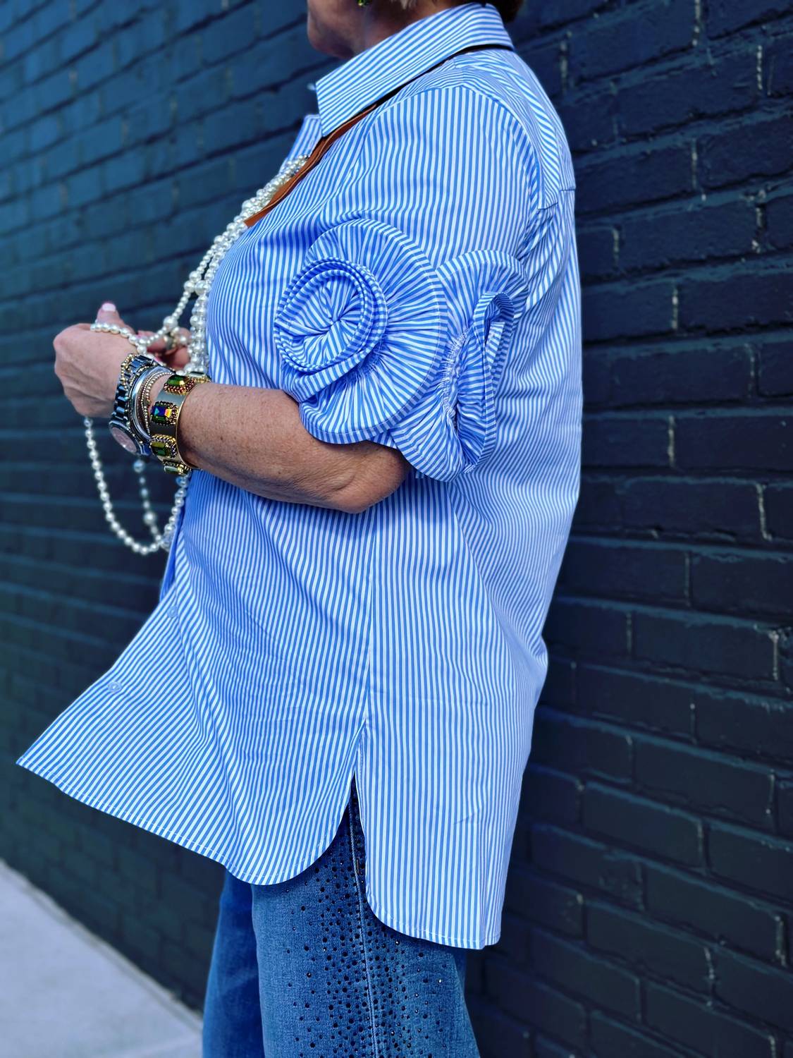 Ravel - Vernal Button-Up Top