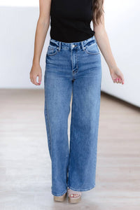 Just Panmaco Inc. - Eli High Rise Palazzo Wide Leg Jeans