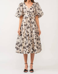 Sofie The Label - Women's Cara Floral Organza Midi Dress