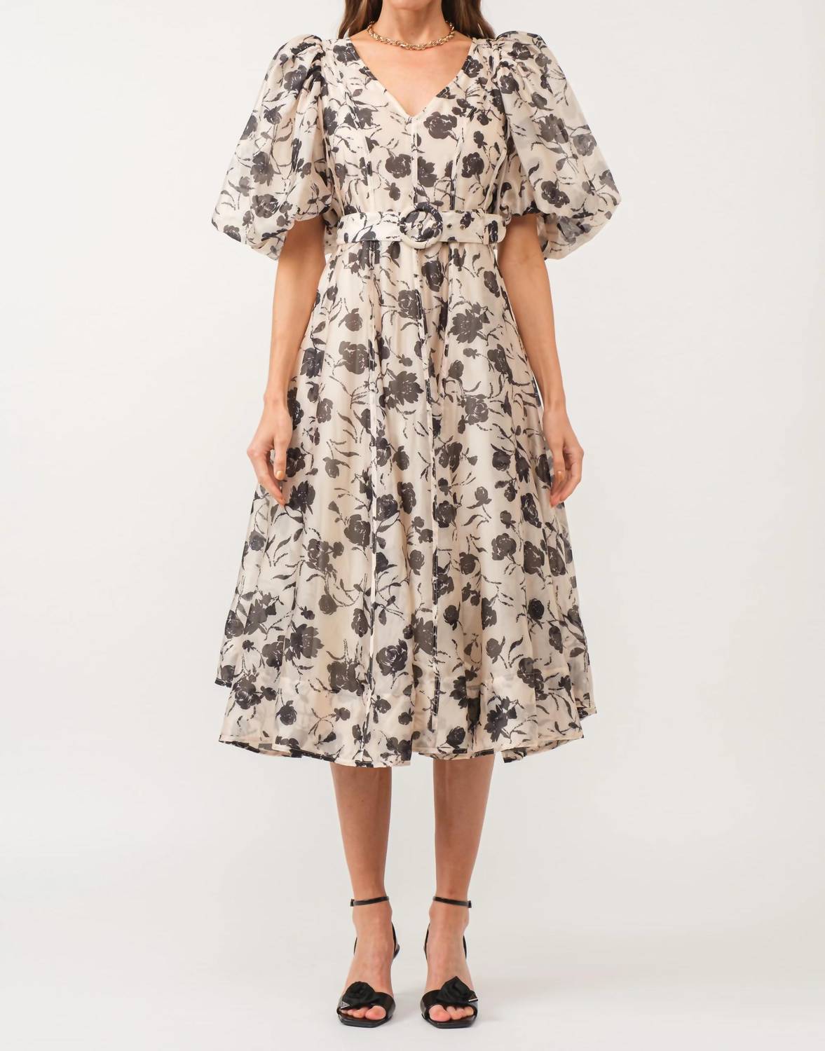 Sofie The Label - Women's Cara Floral Organza Midi Dress