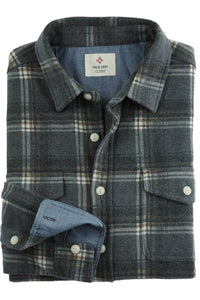 True Grit - Men's Plaid Long Sleeve Button Down Shirt