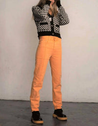 Cassie Super High Rise Straight Jean