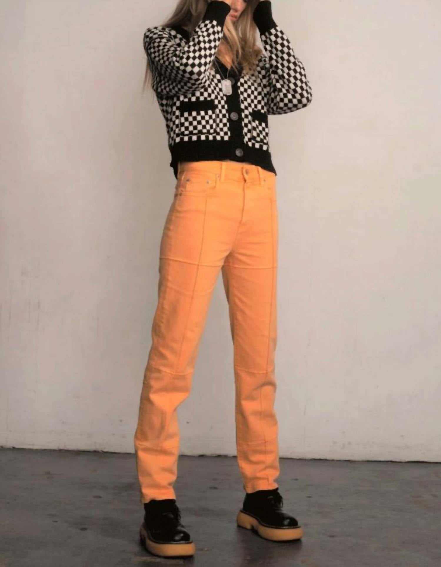 Cassie Super High Rise Straight Jean