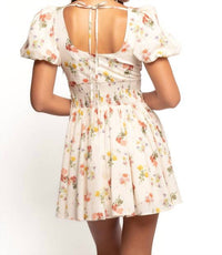 Mable - Floral Square Neck Dress
