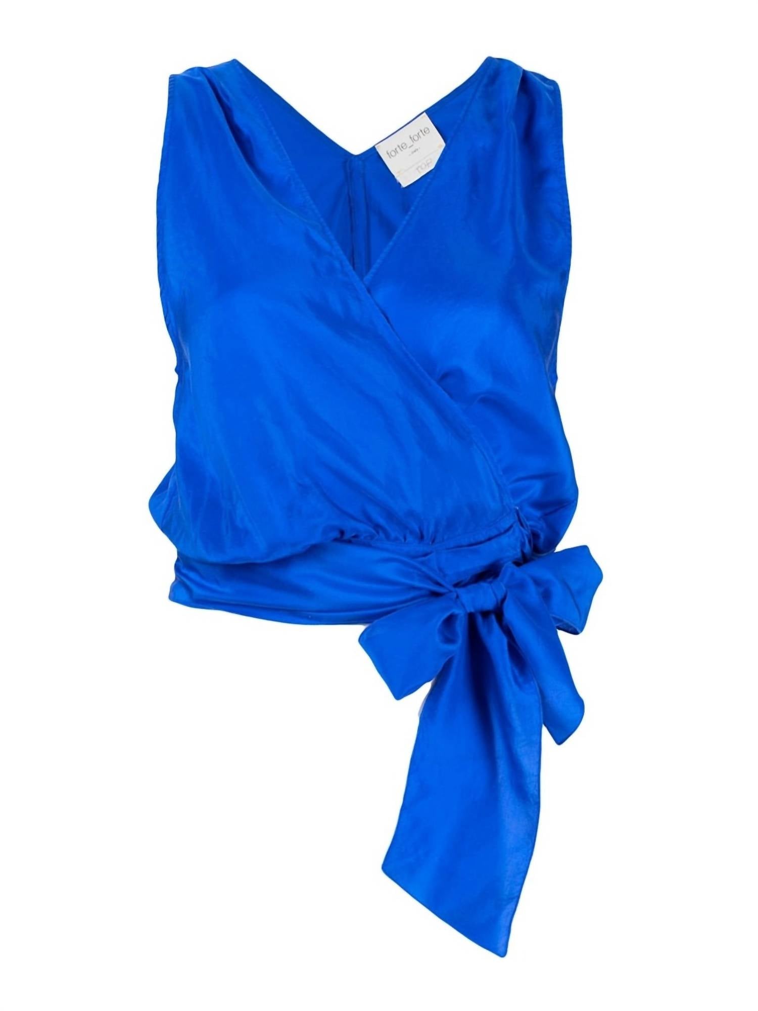 Forte Forte - Habotai Silk Crossed Top