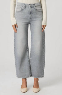 Paige - Arellia Ankle High Rise Barrel Jean