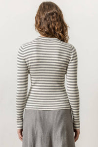 Lilla P - Striped Crewneck Sweater