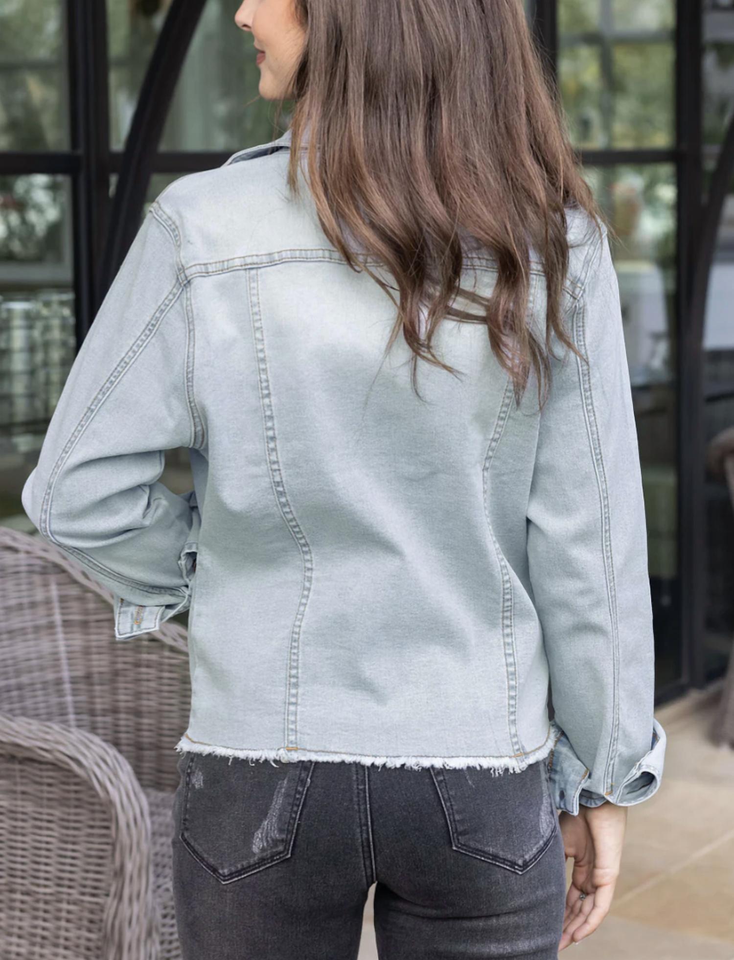 Grace And Lace - Soft Wash Denim Jacket