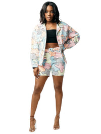 Signature8 - Jean Short Set