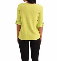 Janelle Grommet Sleeve Top