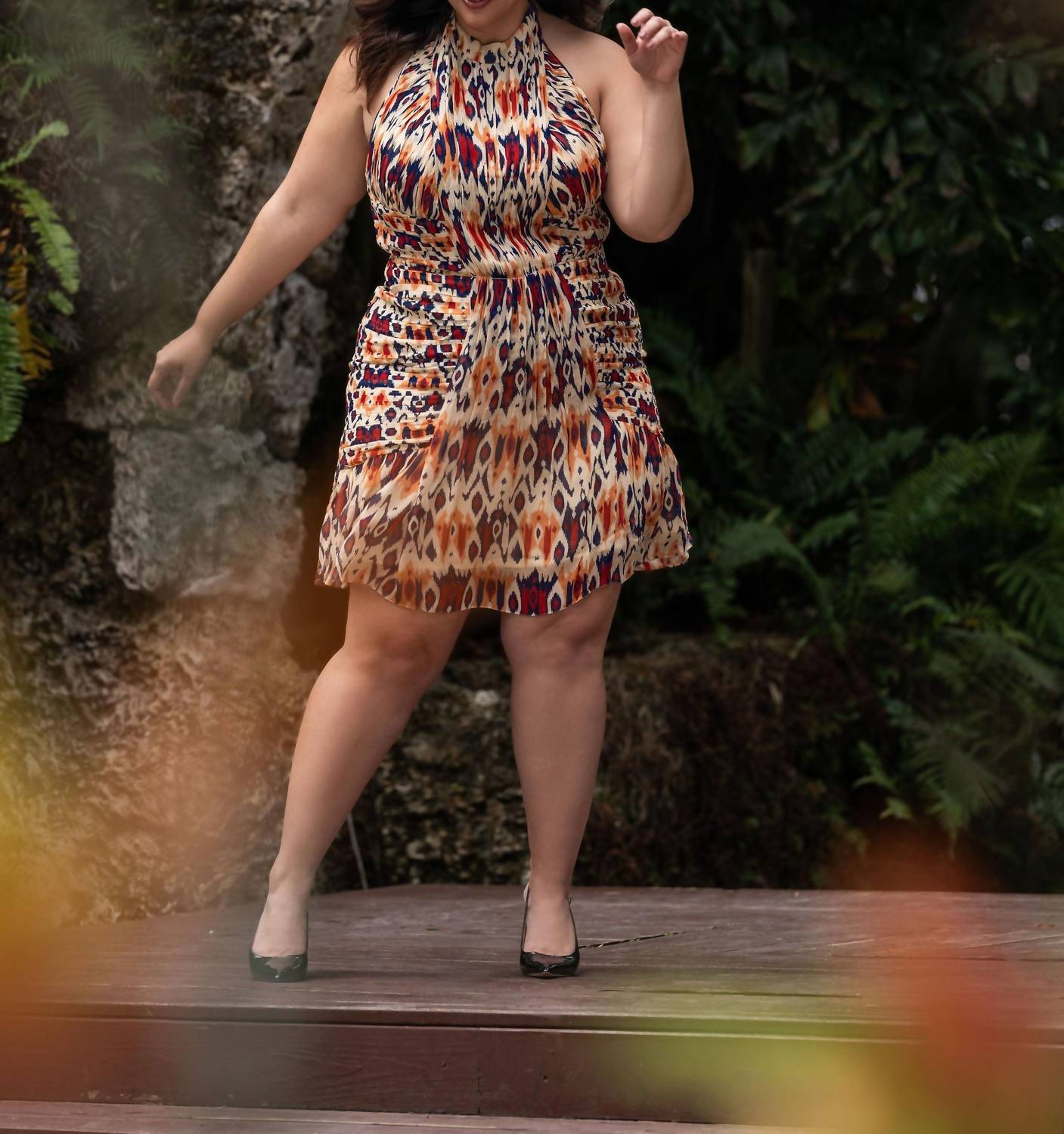 Verb - Rebekah Halter Neck Dress - Plus Size