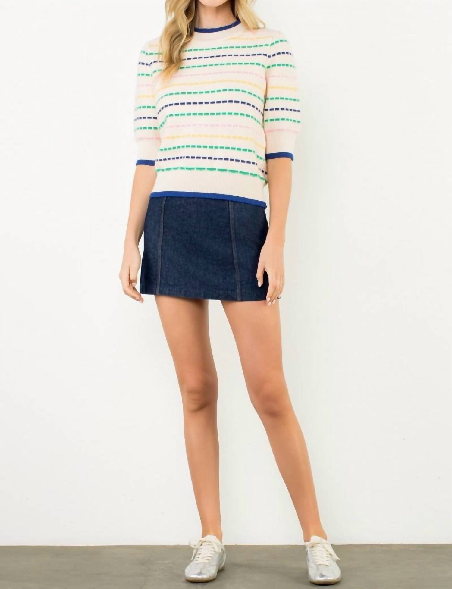 Thml - Dotted Line Sweater