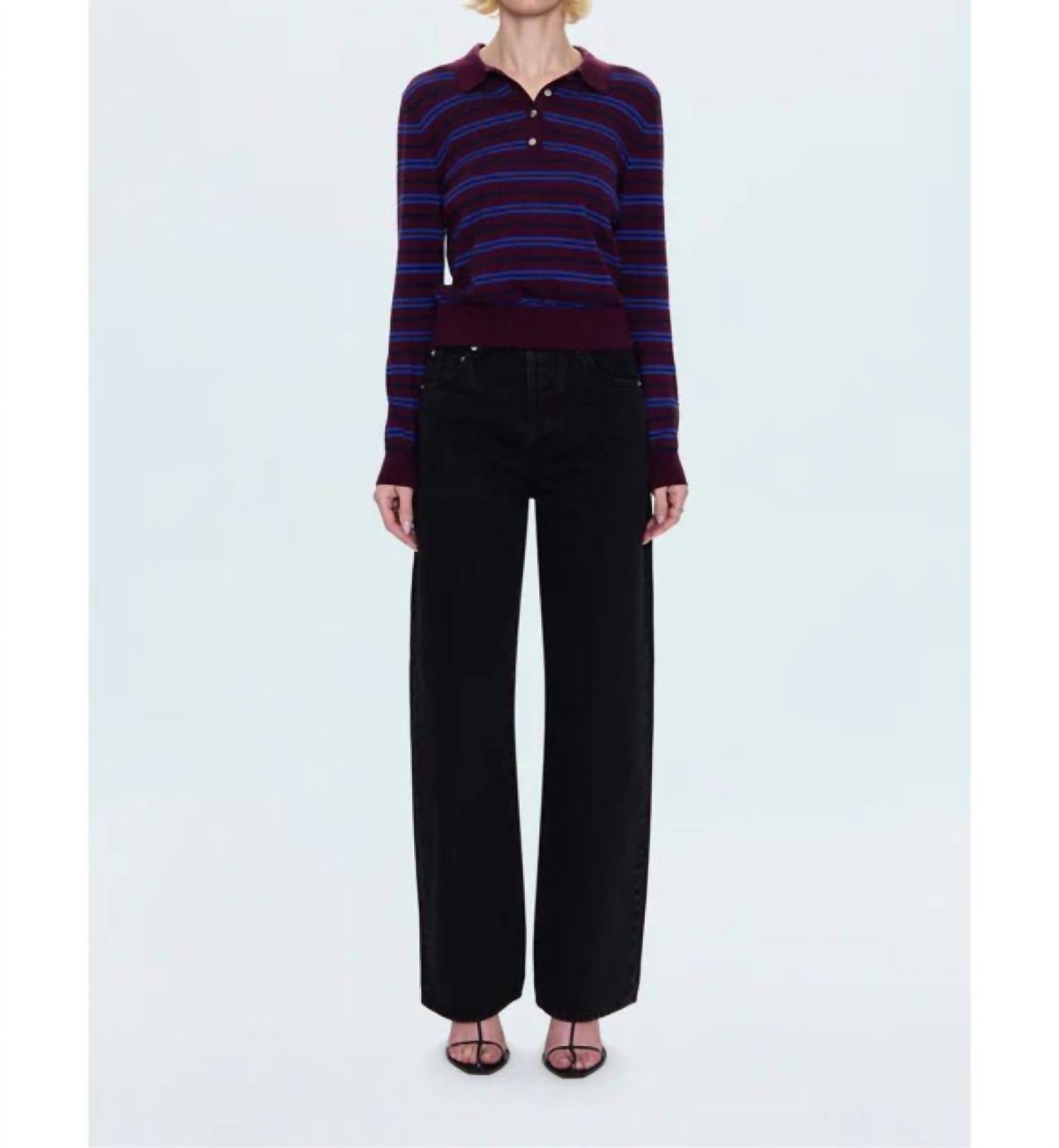 Pistola - Tate High-rise Bowed Wide Leg Jeans