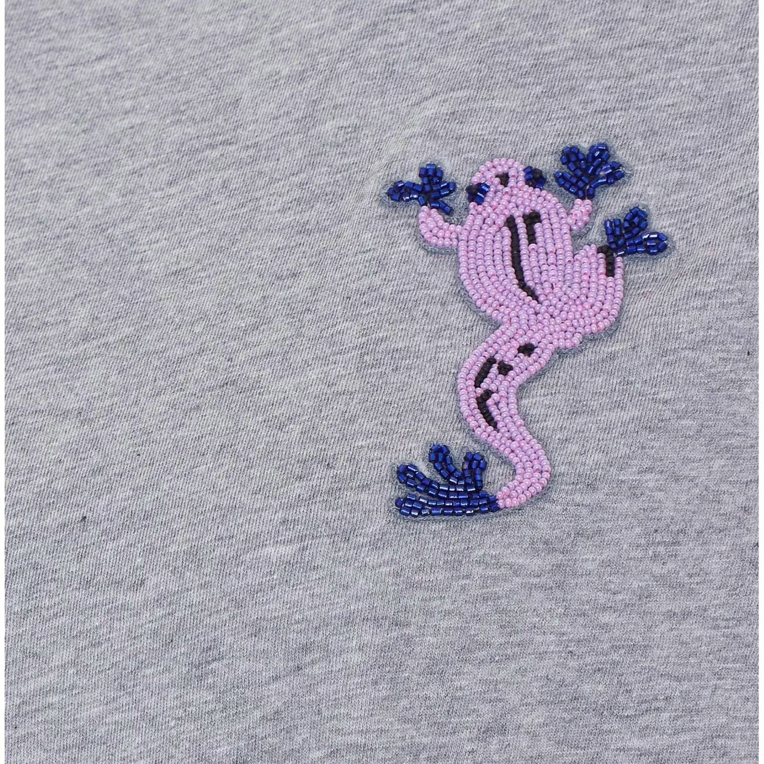 Essentiel Antwerp - Jungala Beaded Embroidered T Shirt