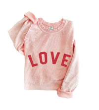 Oat Collective - Women's Love Thermal Vintage Pullover Sweatshirt