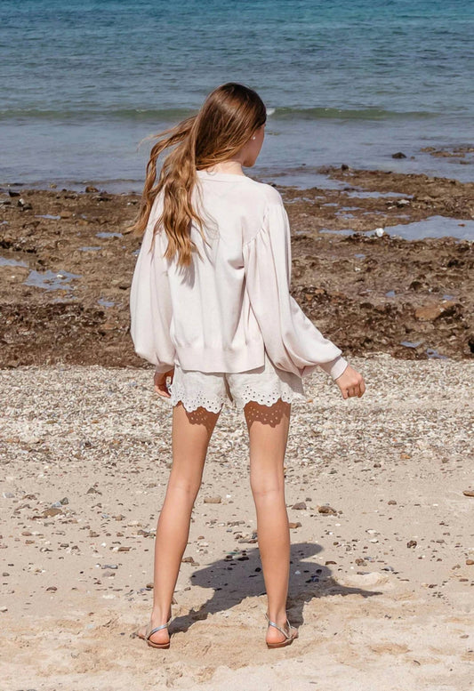 Scarlett Poppies - VOLUME SLEEVE FEMININE CASHMERE CARDIGAN