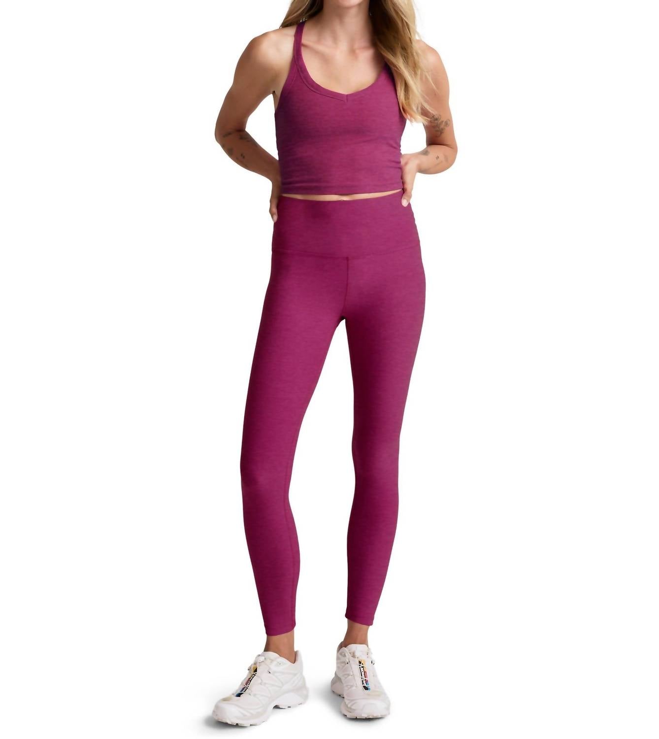 Beyond Yoga - Space Dye On The Up Cropped Tank Top