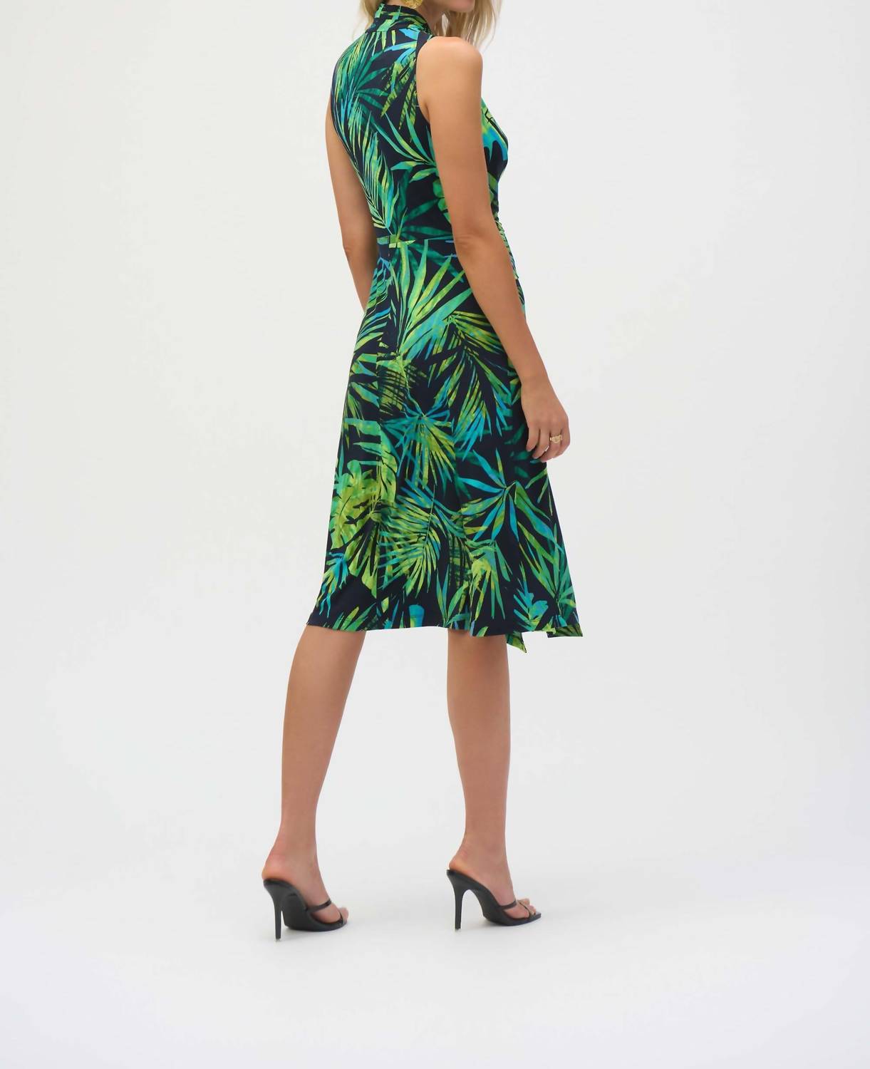 Joseph Ribkoff - Floral Sleeveless Wrap Dress